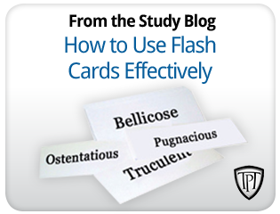 How to use flashcards effectively